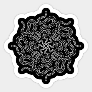 The Eight Snakes Sticker